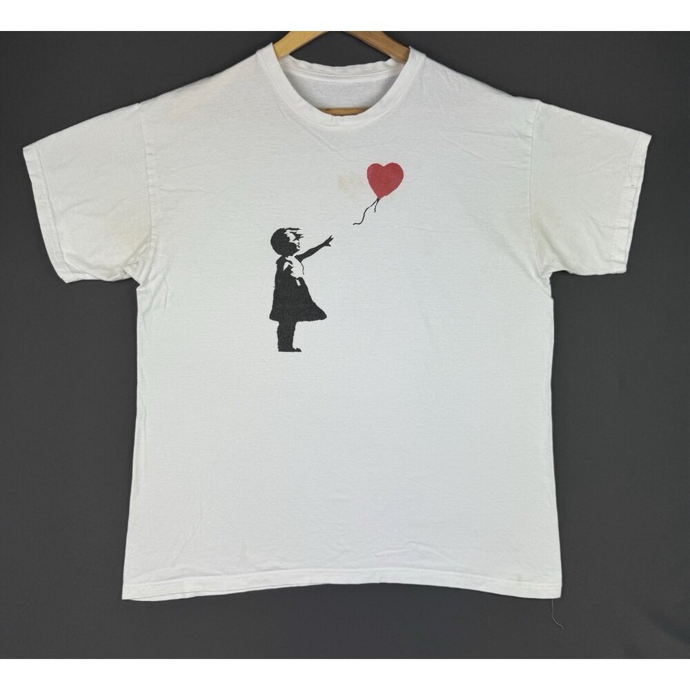 Banksy Art Balloon With Girl Painting Graffiti Vandal Shirt Promo